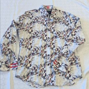 Robert Graham Multi Abstract Design Button Down Shirt